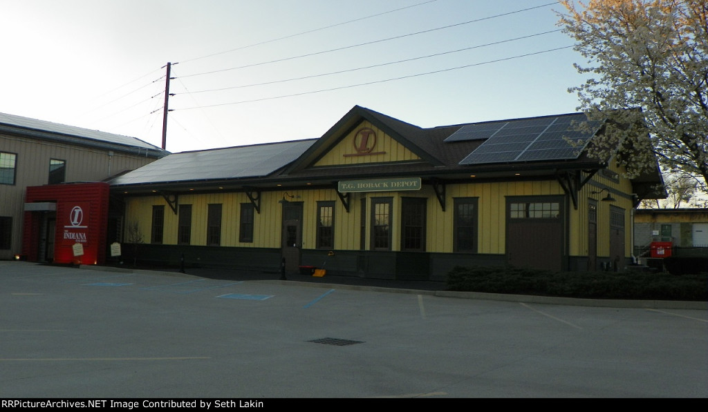 Illinois Central now Indiana Railroad depot